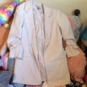 H&M women’s blazer with rouged sleeves